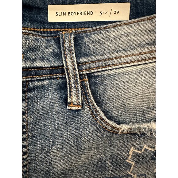 Pilcro & The Letterpress — Women's Slim Boyfriend Denim Shorts — Size 29 - Picture 8 of 11